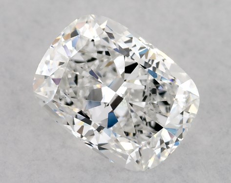 GIA 1.00 Carat E-SI1 Very Good Cut Cushion Modified Diamond